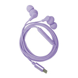 Auriculares Cable Usb-C Morado