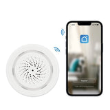 Alarma Con Sirena Inteligente Wi-Fi, Compatible Con Tuya.