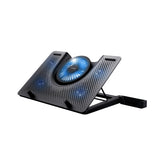 Soporte Refrigerante Trust Gaming Gxt 1125 Quno Para Portátiles Hasta 17.3'/43.9cm 5*Ventiladores Iluminación Led Soporte Para Móvil