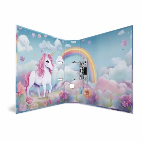Carpeta Herma A4 Cartón Unicornios Felices