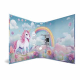 Carpeta Herma A4 Cartón Unicornios Felices
