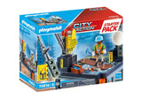 Playmobil 70816 Starter Pack Sitio De Construcción Con Grua