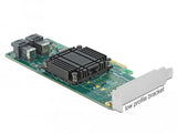 Pci Express X8 Karte Zu 2 X Intern Sff-8643 Nvme - Low Profile Formfaktor