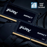 Memoria Kingston Fury Impact So-Dimm 16gb Ddr5 5600mhz Kf556s40ib-16