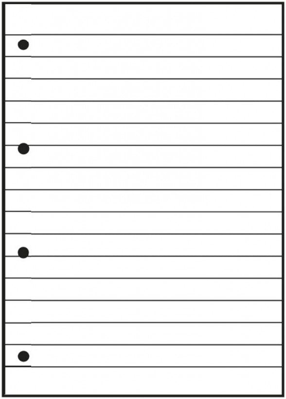 Oxford Arbeitsblock Din A4 Rayado