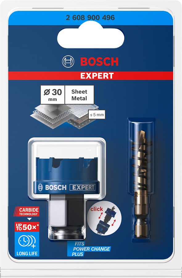 Sierra De Corona Bosch Expert Chapa De Carburo De 30 Mm