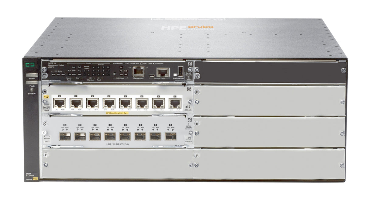 Hpe Aruba Switch 5406r 8x10gbase/8sfp+ Npsu V3 Zl2 Jl002a