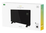 Hombli Glass Convection Heater 2000w Schwarz