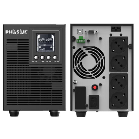 EAN 5605922026913 - Phasak PH 9220 sistema de alimentación ininterrumpida (UPS) Doble conversión (en línea) 2 kVA 1800 W 4 sa imagen 5