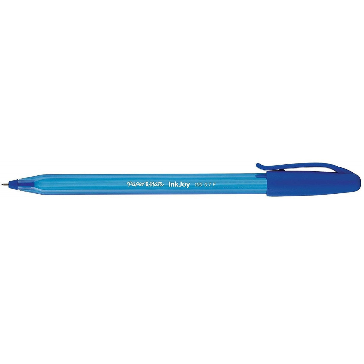 Bolígrafo Paper Mate Inkjoy 100 Tapa 5 Azul M 1.0mm Blister