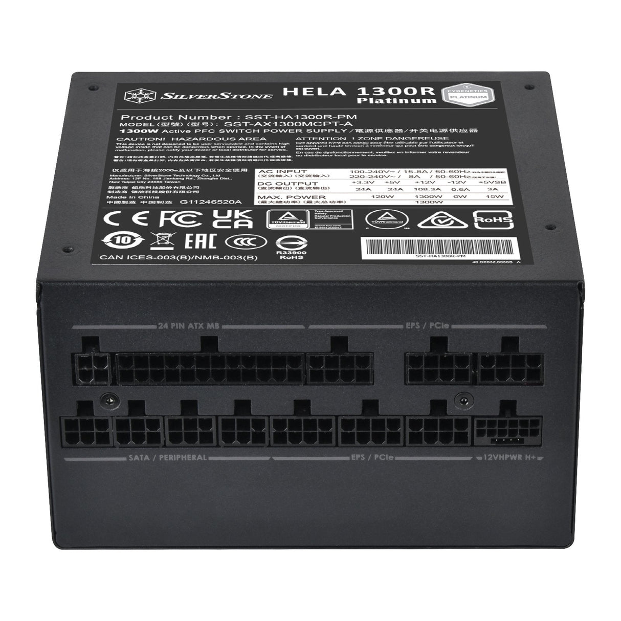 Fuente Alimentacíon  Silverstone Sst-Ha1300r-Pm 1300w Sst-Ha1300r-Pm