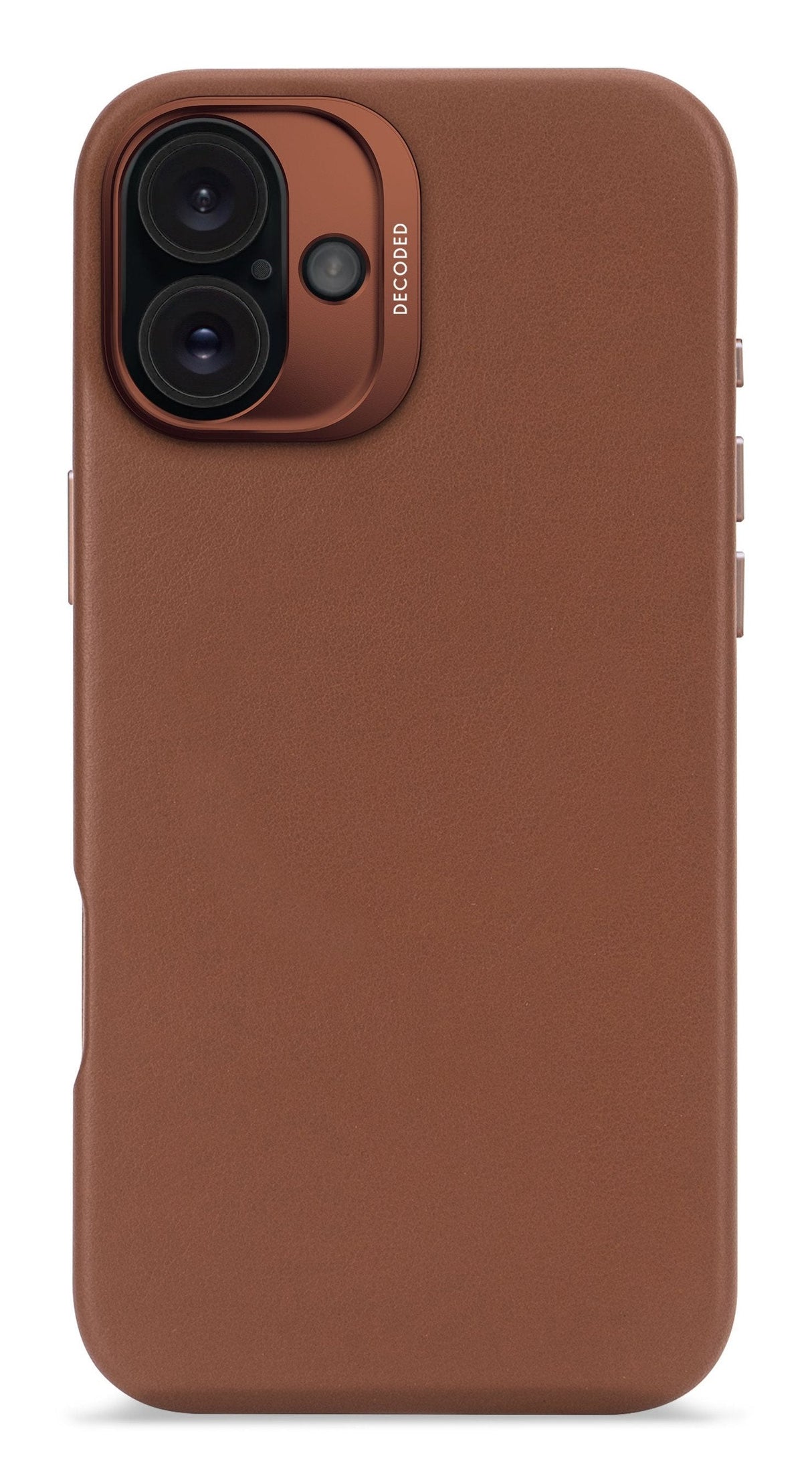 Decoded Leather Backcover Iphone 16 Plus Tan