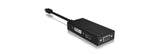 EAN 4250078165651 - ICY BOX IB-AC1032 Mini DisplayPort DVI-D + VGA (D-Sub) + HDMI Negro imagen 2