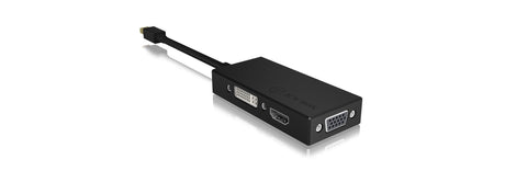 EAN 4250078165651 - ICY BOX IB-AC1032 Mini DisplayPort DVI-D + VGA (D-Sub) + HDMI Negro imagen 2