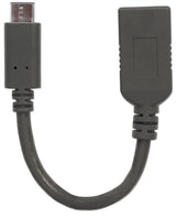 EAN 0766623355285 - Manhattan 355285 cable USB USB 3.2 Gen 1 (3.1 Gen 1) 0,15 m USB C USB A Negro imagen 4