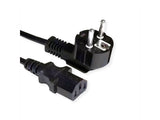 Value Netzcable, Gerade Iec-Buchse, Schwarz, 3 M