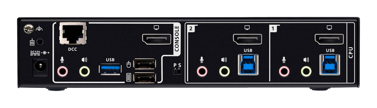 EAN 4711581520721 - ATEN CS1922A-AT-G interruptor KVM Negro imagen 3