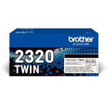 EAN 4977766812740 - Brother TN-2320TWIN cartucho de tóner 1 pieza(s) Original Negro imagen 1