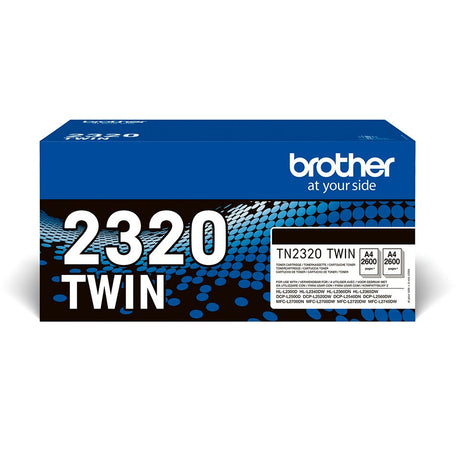 EAN 4977766812740 - Brother TN-2320TWIN cartucho de tóner 1 pieza(s) Original Negro imagen 1