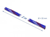 Delock Funda Trenzada Expandible 2 Mx 25 Mm Azul-Rojo-Blanco