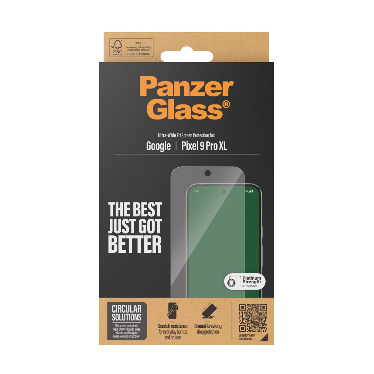 EAN 5715685000546 - PanzerGlass ® Screen Protector Google Pixel 9 Pro XL | Ultra-Wide Fit Protector de pantalla 1 pieza(s) imagen 3