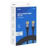 Cable Savio Cl-211 Displayport 3 M Negro