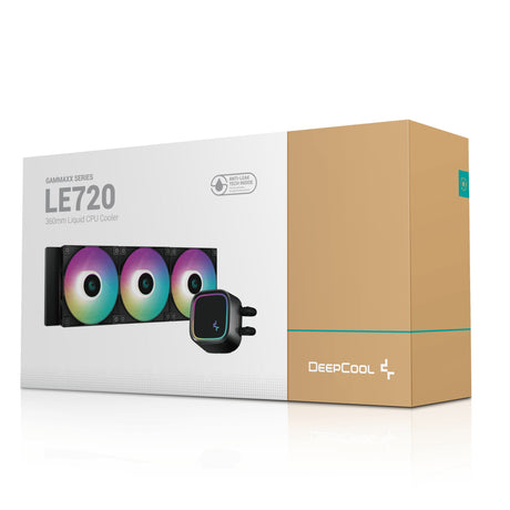 EAN 6933412728191 - DeepCool LE720 Procesador Sistema de refrigeración líquida todo en uno 12 cm Negro 1 pieza(s) imagen 7