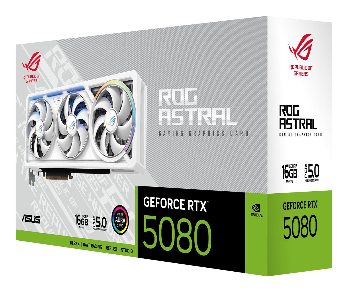 Tarjeta Grafica Vga Asus Geforce Rtx 5080 16gb Rog Astral Gaming White