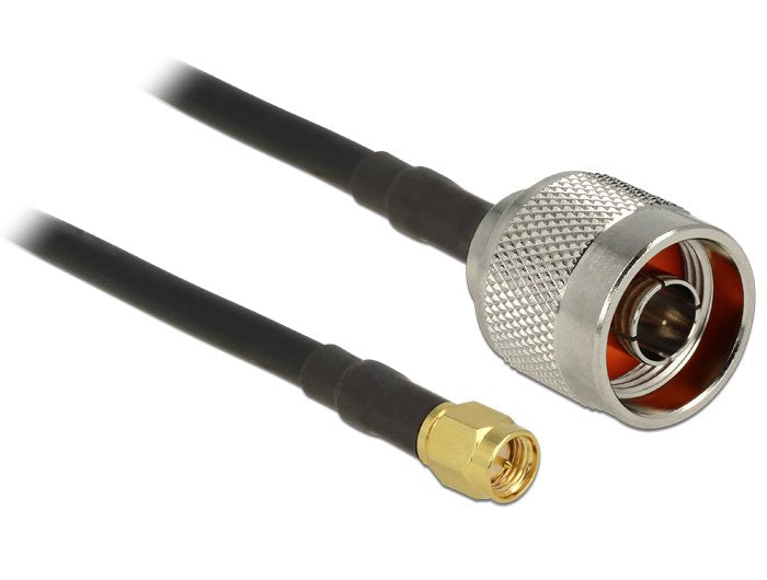 Delock Cable De Antena N Macho > Sma Macho Cfd200 2,5 M Low Loss