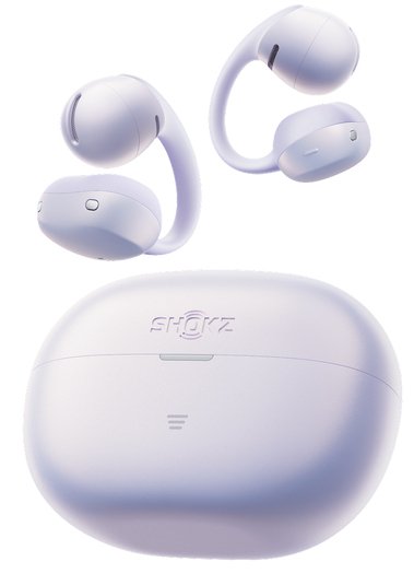 Auriculares Shokz Opendots Air Púrpura Inalámbricos Open-Ear Con Clip