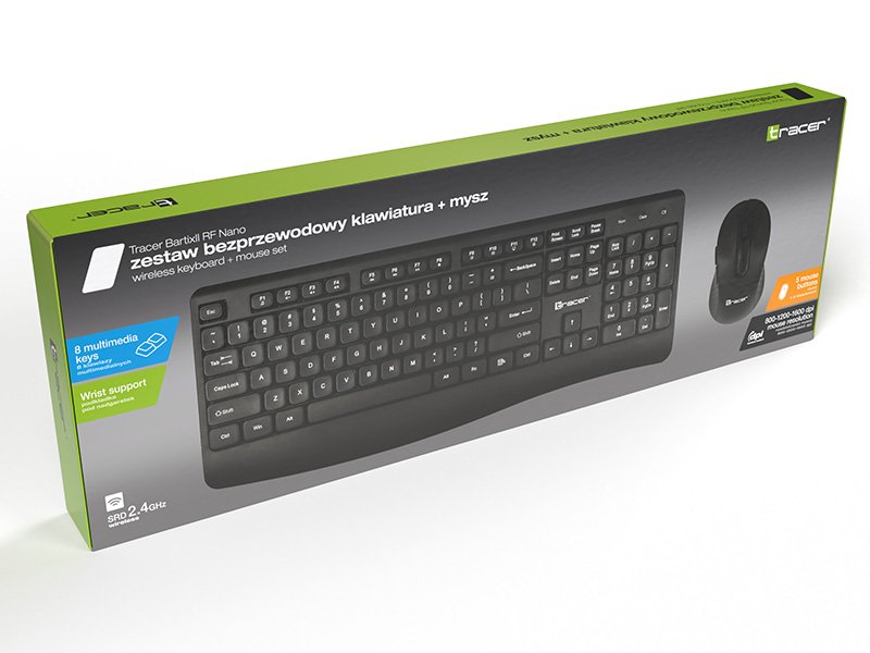 Tracer Keyboard + Mouse Set Bartix Ii Rf Nano