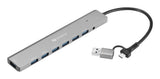 EAN 5705730136665 - Sandberg 136-66 hub de interfaz USB 3.2 Gen 1 (3.1 Gen 1) Type-A + Type-C 5000 Mbit/s imagen 1