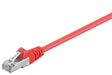 EAN 4040849680328 - Goobay 68032 cable de red Rojo 1 m Cat5e SF/UTP (S-FTP) imagen 1