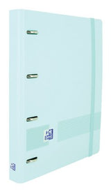 Oxford Live & Go Carpeta 4 Anillas 35mm Europeanbinder A4+ Polyfoam C/Recambio 5x5 Azul Pastel