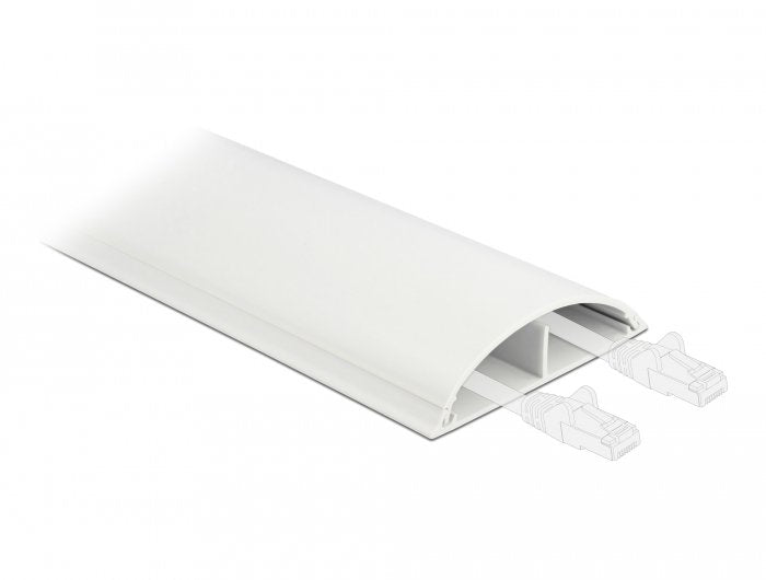 Delock Cablekanal Selbstklebend 119 X 26 Mm - Länge 1 M Weiss