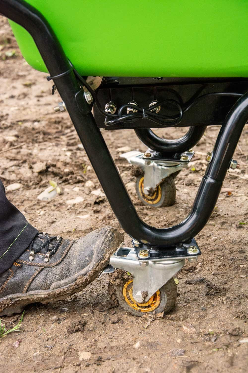 Zipper Zi-Ewb500li  Carretilla Carro De Jardín Eléctrico