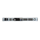 16-Port 19" Lcd Cat5e/6 Kvm Over Ip Switch Dual Rail