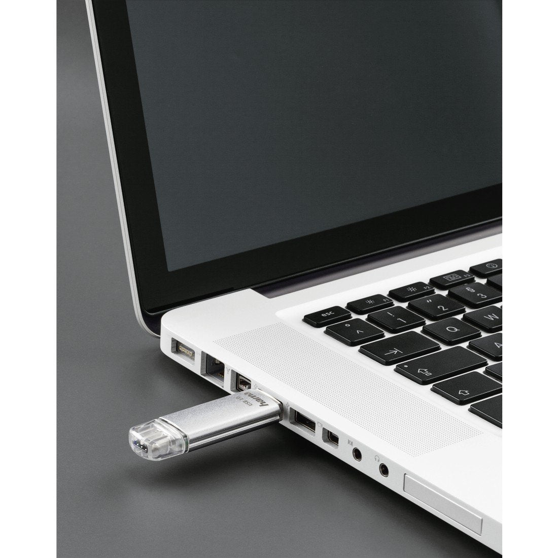 Hama Laeta Memoria Pendrive Usb 3.0 Con Tapa - 128gb De Capacidad - 40mb/S De Transferencia - Funcion Otg - Usb-C -