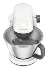 Robot De Cocina Kenwood Multi Tasker Con Cabezal Elevable, Bol 4,3l, Capacidad 1,7 Kg De Masa, Amasadora Y Batidora De Vaso Con Conexión Para Accesorios Y Tapa Antisalpicaduras, Blanco (Khc30.000wh) 0w20010124