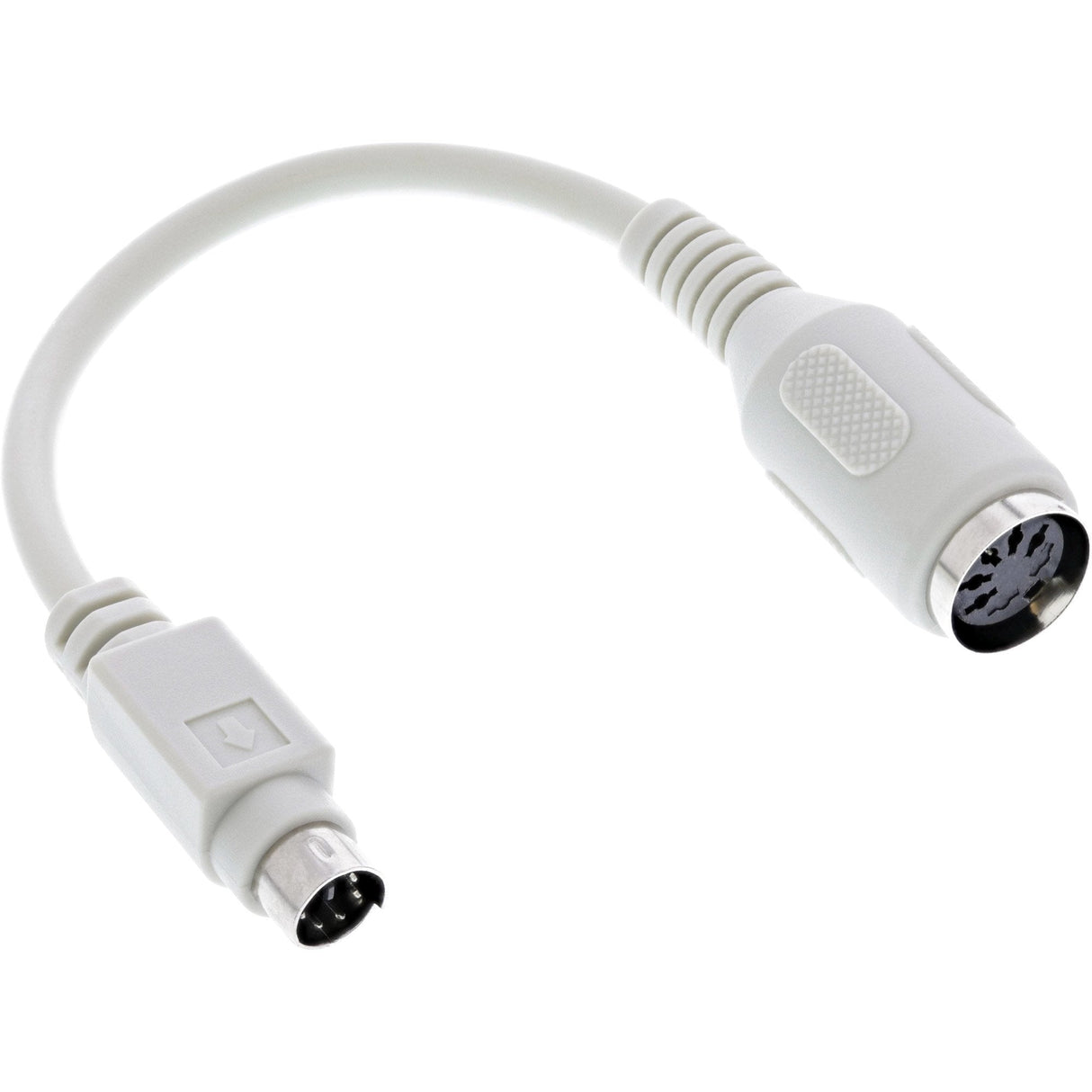 Adaptador De Teclado Inline 5 Pines Din Hembra A Ps/2 Macho Aprox. 10cm
