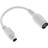 Adaptador De Teclado Inline 5 Pines Din Hembra A Ps/2 Macho Aprox. 10cm