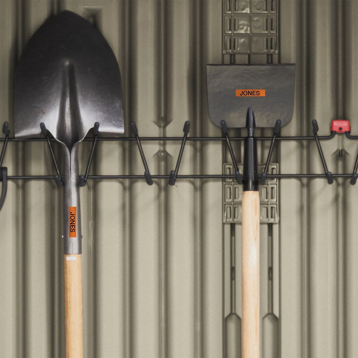 Dymo D1 - Etiquetas Durable - Blanco Sobre Naranja - 12mm X 3m