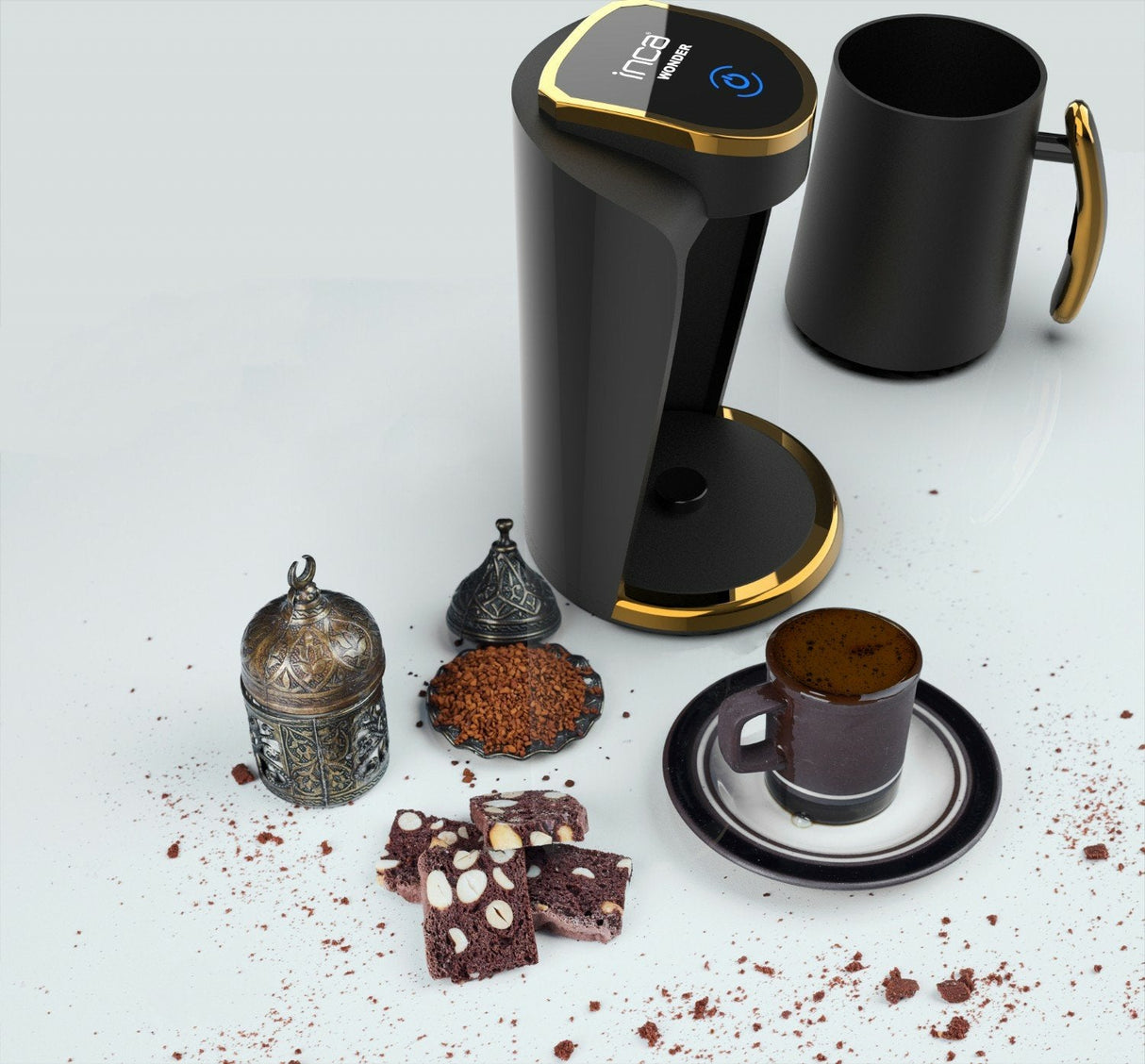 Inca Ikm-01 Cafetera Eléctrica Totalmente Automática Cafetera Turca 0,25 L