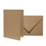 Artoz Papier Faltkarten Con Sobres Din B6 Natur - Material De Oficina
