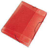 Veloflex Heftbox 2.5 Cm Din A4 Transparente Rojo