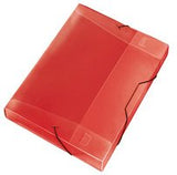 Veloflex Heftbox 2.5 Cm Din A4 Transparente Rojo
