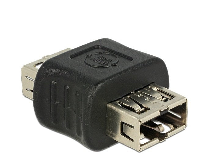 EAN 4043619656424 - DeLOCK 2xUSB2.0-A USB2.0-A Negro, Plata imagen 1
