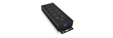 Icybox Ib-Hub1703-Qc3 Icybox 7x Port Usb 3.0 Hub And 3 Charge Ports