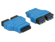 EAN 4043619656707 - DeLOCK USB3.0/2xUSB3.0 2 x USB 3.0-A Negro, Azul imagen 1