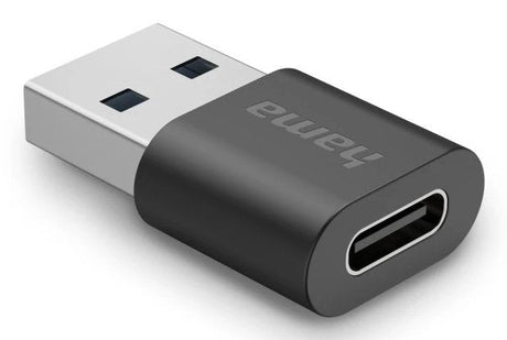 EAN 4047443523587 - Hama 00200357 cambiador de género para cable USB-A USB-C Negro imagen 1